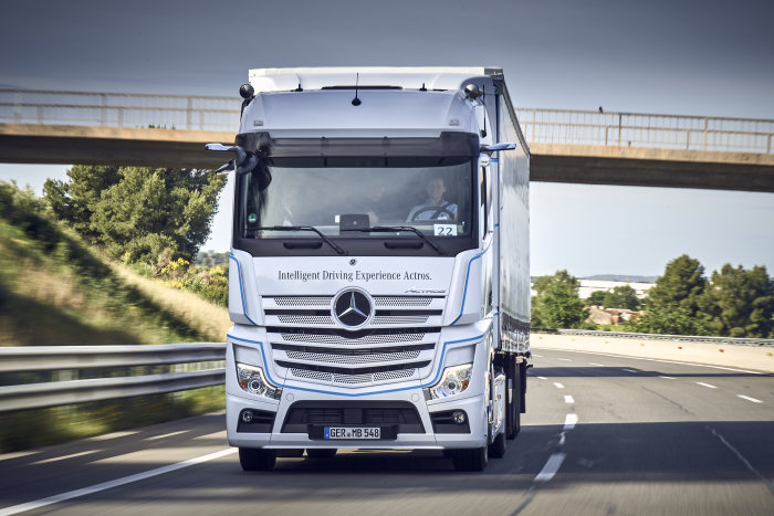 Fahrvorstellung neuer Actros - JXperience Barcelona 2019