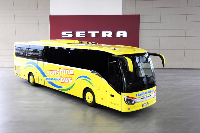 Lambert lässt mit leuchtend gelben Setra die Sonne scheinen