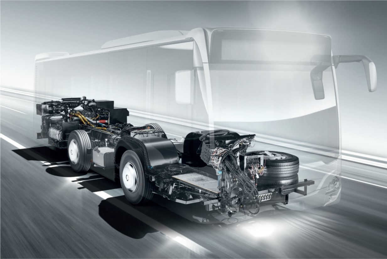The chassis OC 500 LE Euro VI are p roduced in the Spanish plant of Daimler Buses at Sámano and subsequently equipped with bodies from either Volgren or Gemilang. Big order for Daimler's bus division down under
