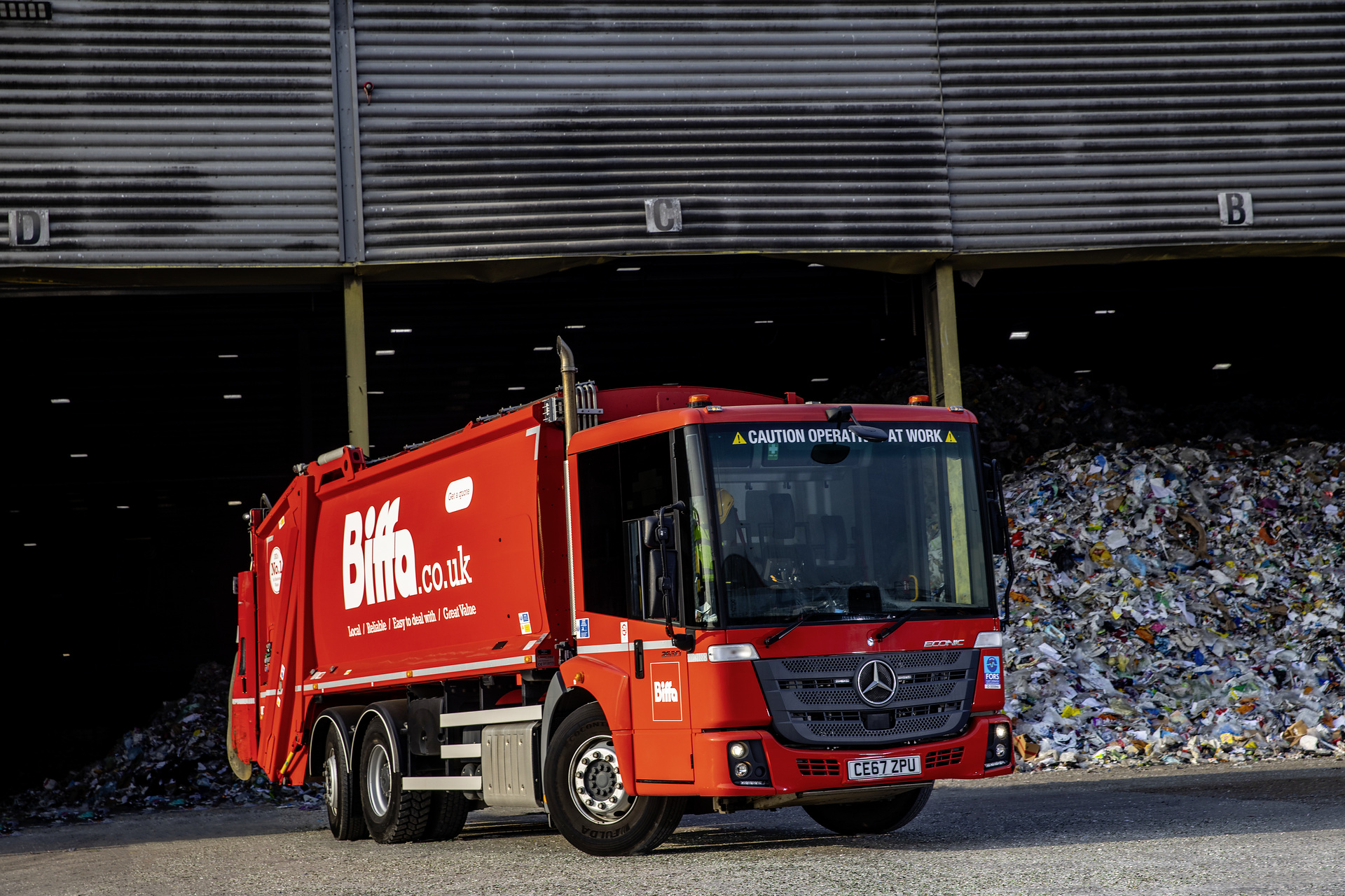 43 new Mercedes-Benz Econic trucks equipped with new body variants for the UK