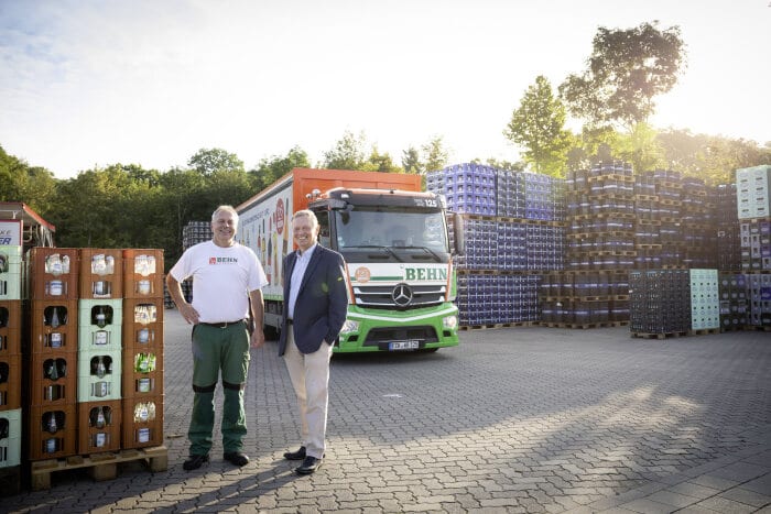 Durstlöscher – Behn Getränke fährt mit dem Stern