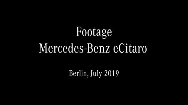 Footage Mercedes-Benz eCitaro