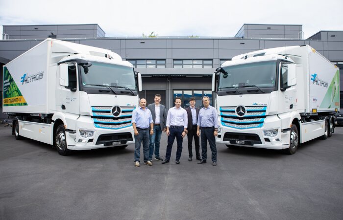 Mercedes-Benz Trucks zieht Zwischenbilanz: Elektro-Lkw eActros seit über einem Jahr erfolgreich im Kundeneinsatz