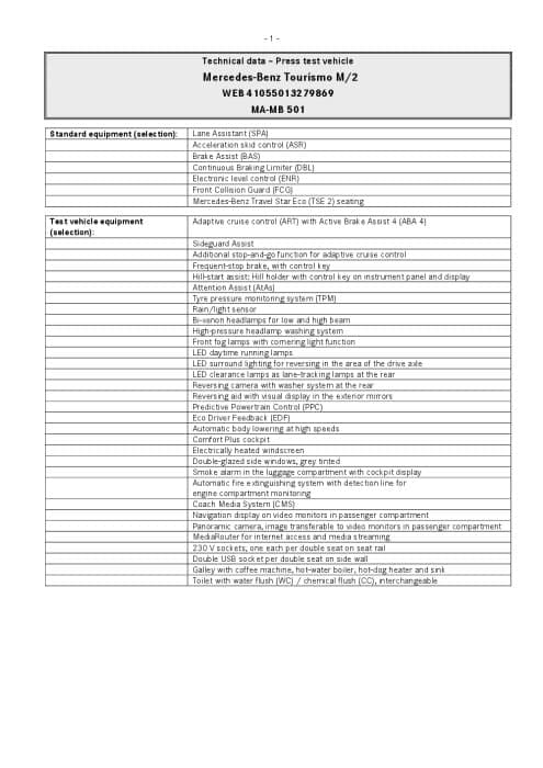 Mercedes-Benz Tourismo M/2