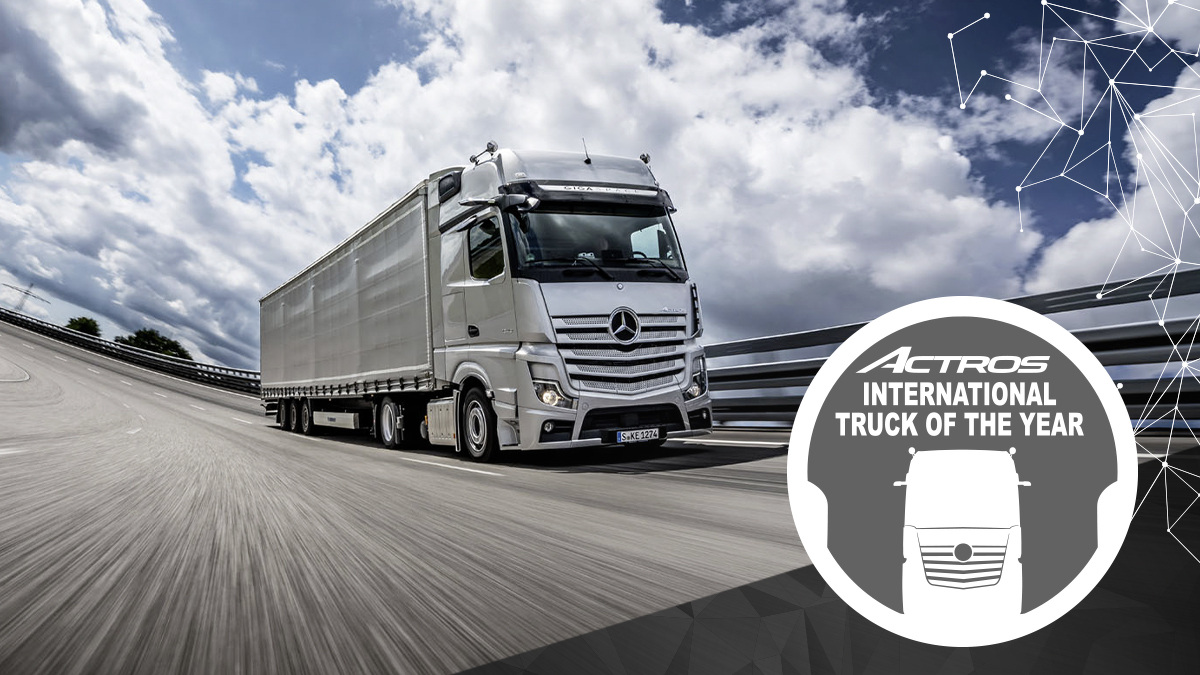 Die Nutzfahrzeug-Fachjournalisten aus 24 europäischen Ländern wählten den Mercedes-Benz Actros zum fünften Mal zum besten Lkw des Jahres. Der neue Actros – Truck of the Year 2020