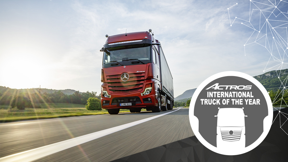 Die Nutzfahrzeug-Fachjournalisten aus 24 europäischen Ländern wählten den Mercedes-Benz Actros zum fünften Mal zum besten Lkw des Jahres. Der neue Actros – Truck of the Year 2020