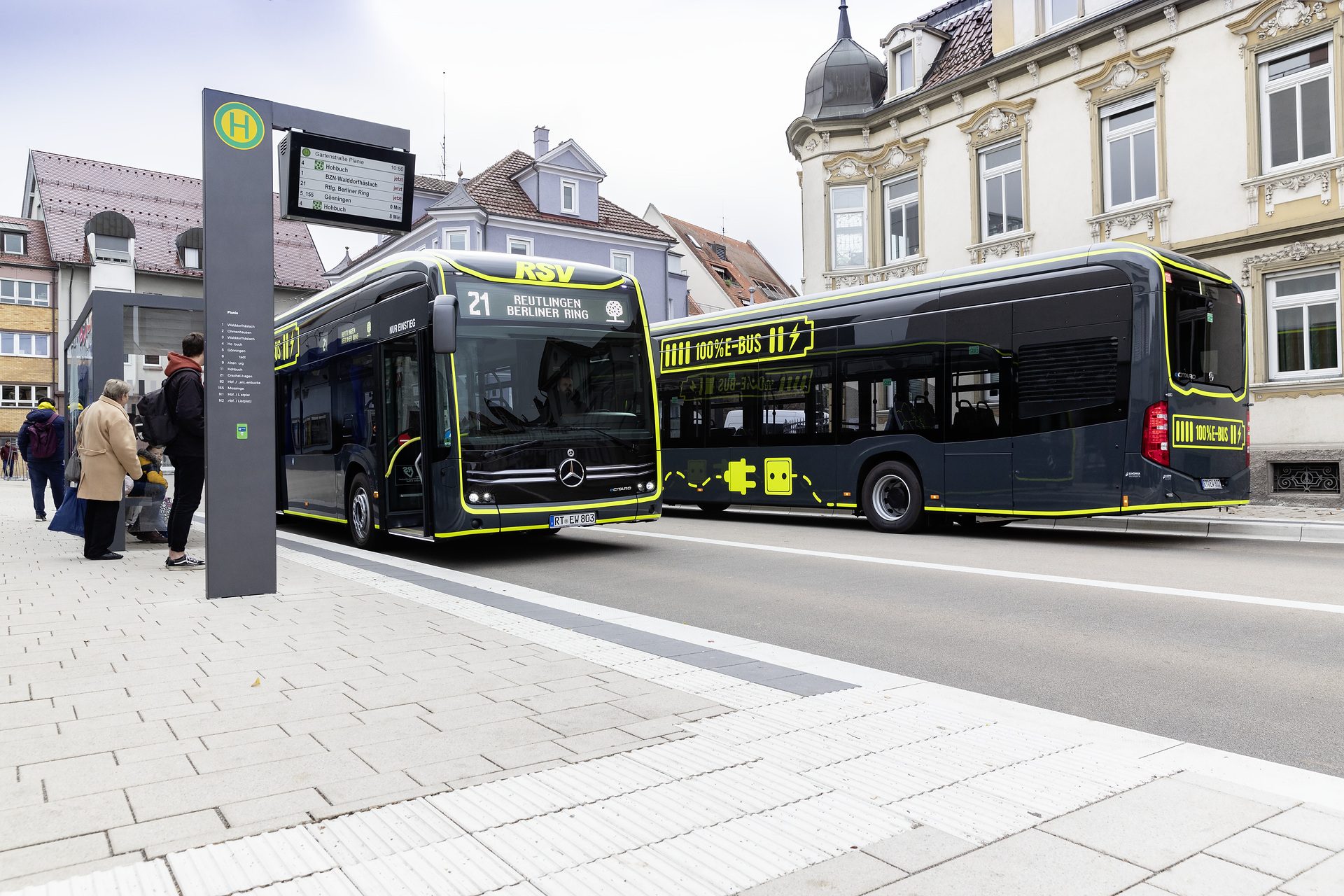 Elektrobusse von Mercedes-Benz für Reutlinger E-Linie