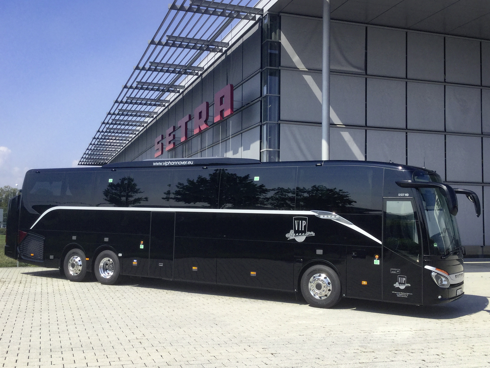 Der erste S 517 HD mit dem das Unternehmen VIP Hannover exklusive Transferfahrten durchführt. Reisen in der Komfortzone