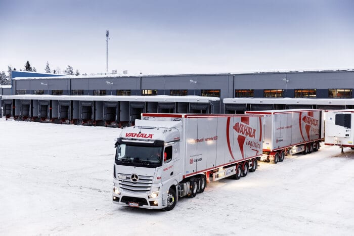Transport Vähälä - Winterfahrerprobung Finnland