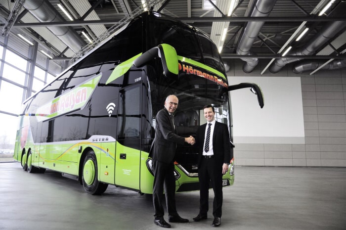 Setra DT offers luxurious comfort on two levels