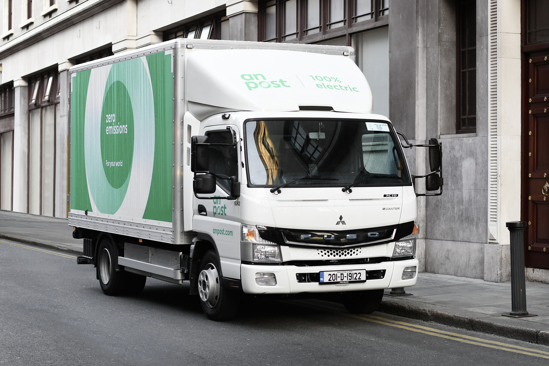 Hello Dublin! FUSO eCanter delivers post in Ireland