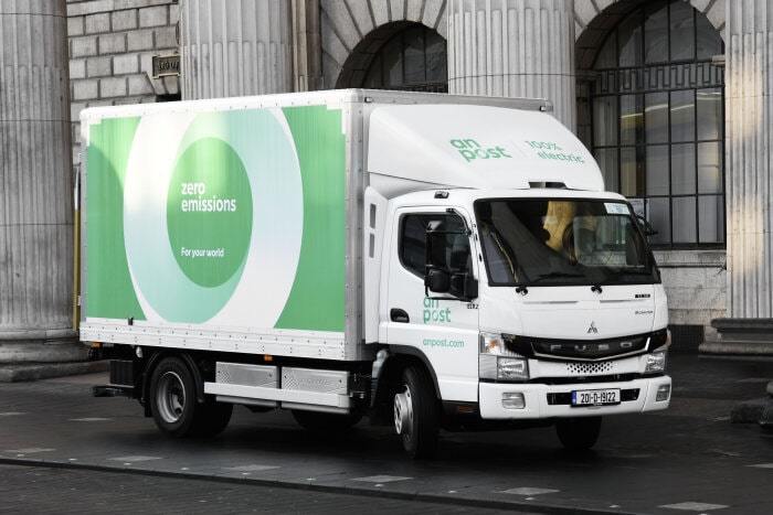 Hello Dublin! FUSO eCanter delivers post in Ireland