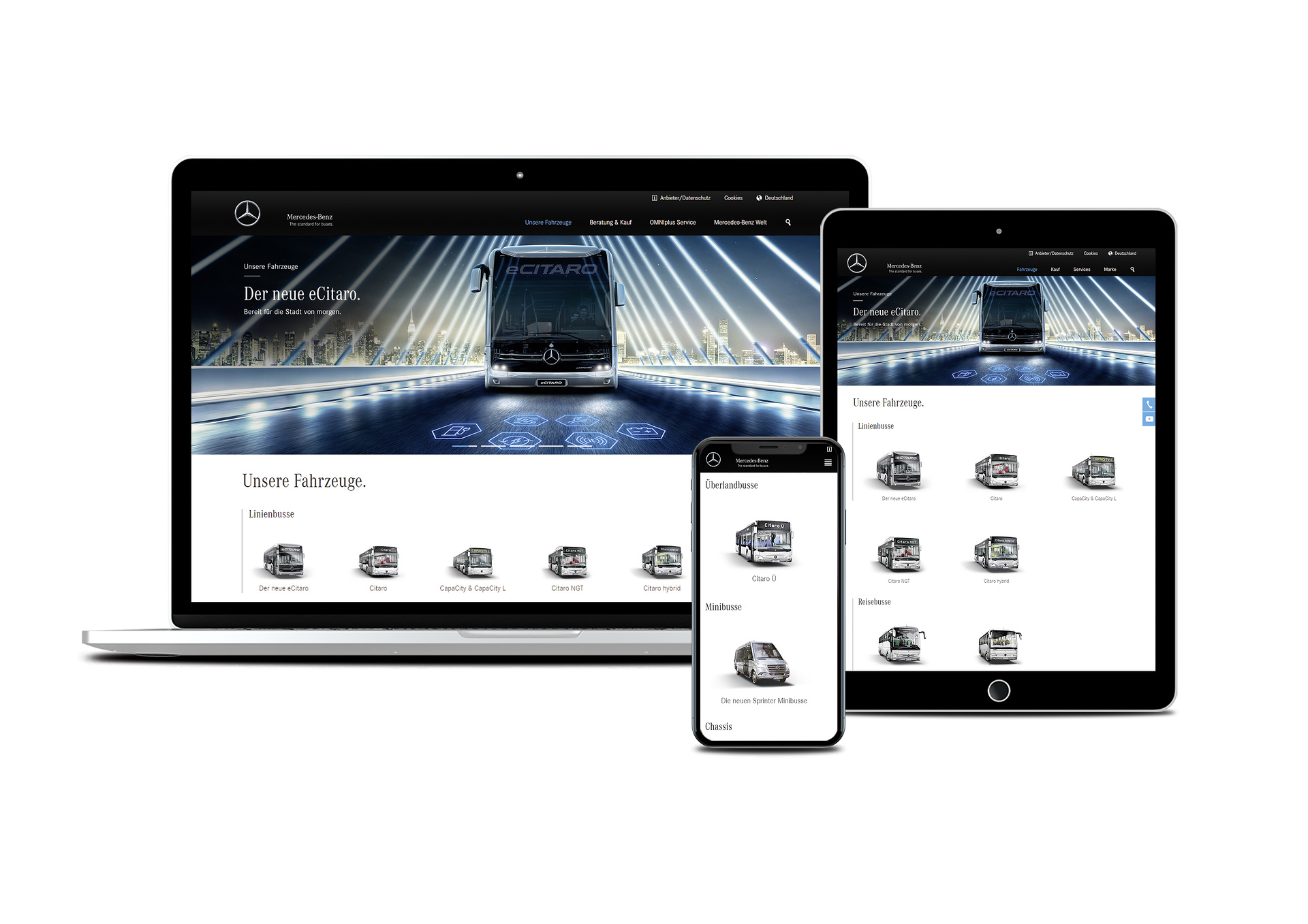 Outstanding in every respect: Mercedes-Benz Buses website wins several awards