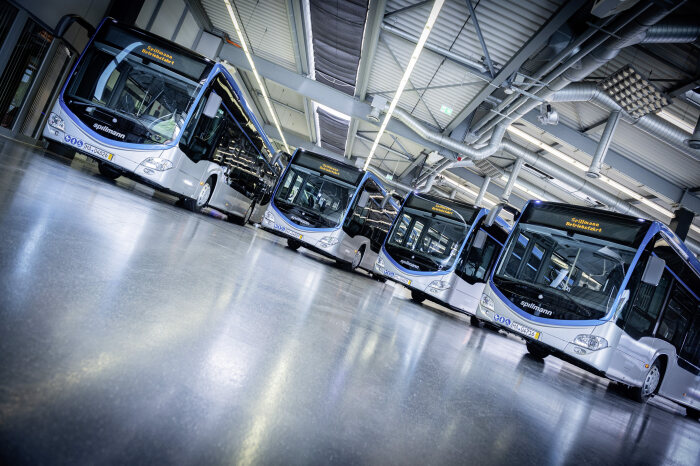 Emotionales Design: Spillmann erweitert Mercedes-Benz Citaro hybrid Flotte.