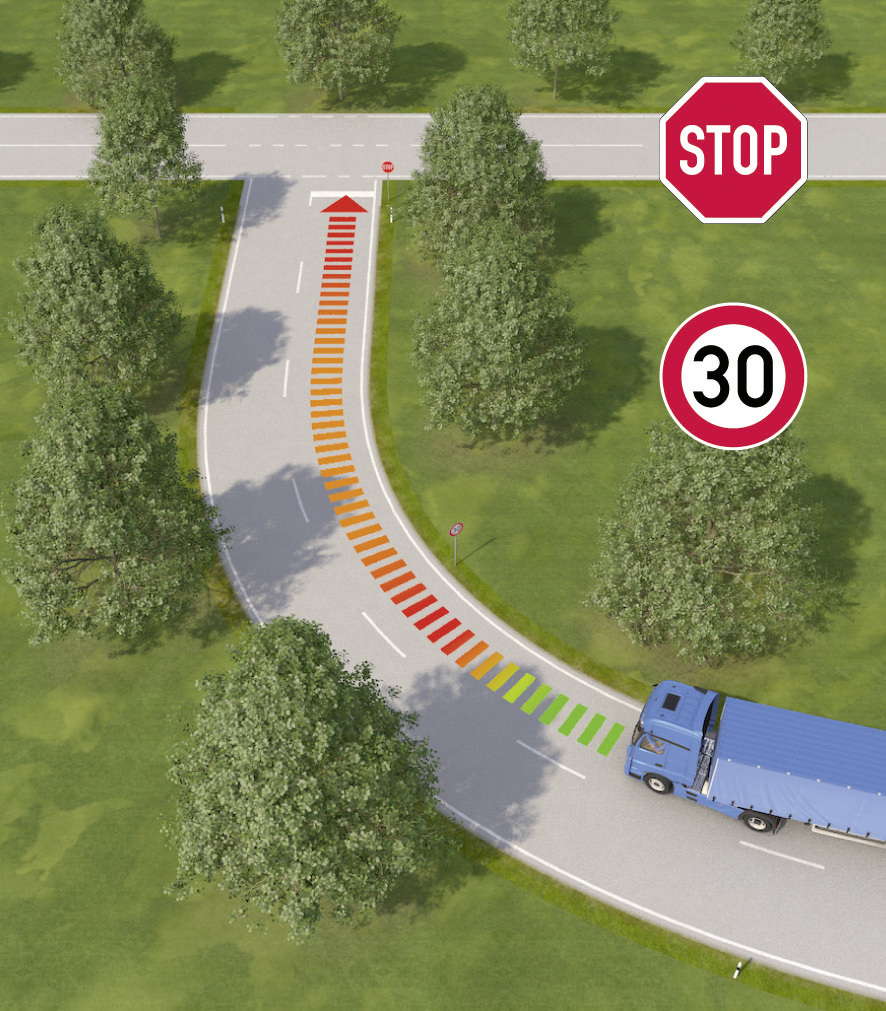 Nachhaltige Verbrauchssenkung für Actros und Arocs durch überarbeitete Tempomat- und Getriebesteuerung Predictive Powertrain Control (PPC) – jetzt auch auf Landstraßen Predictive Powertrain Control (PPC) – 10 Fragen und Antworten zum vorausschauenden Tempomaten von Mercedes-Benz Trucks