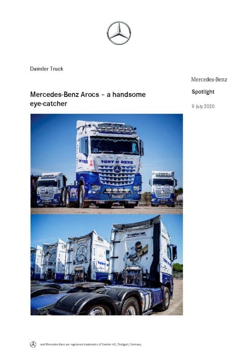 Mercedes-Benz Arocs – stattlicher Hingucker