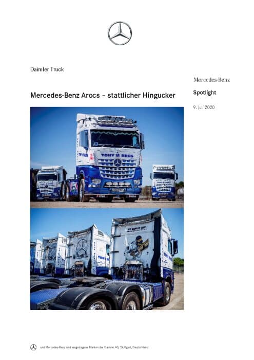 Mercedes-Benz Arocs – stattlicher Hingucker