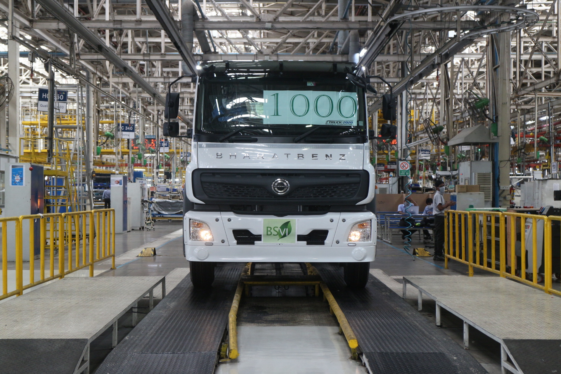 BharatBenz Celebrates New Production Milestones Despite Lockdown BharatBenz Celebrates New Production Milestones Despite Lockdown