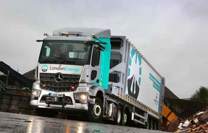 Der neue Mercedes-Benz Arocs in London – mit Sicherheit im Fokus
