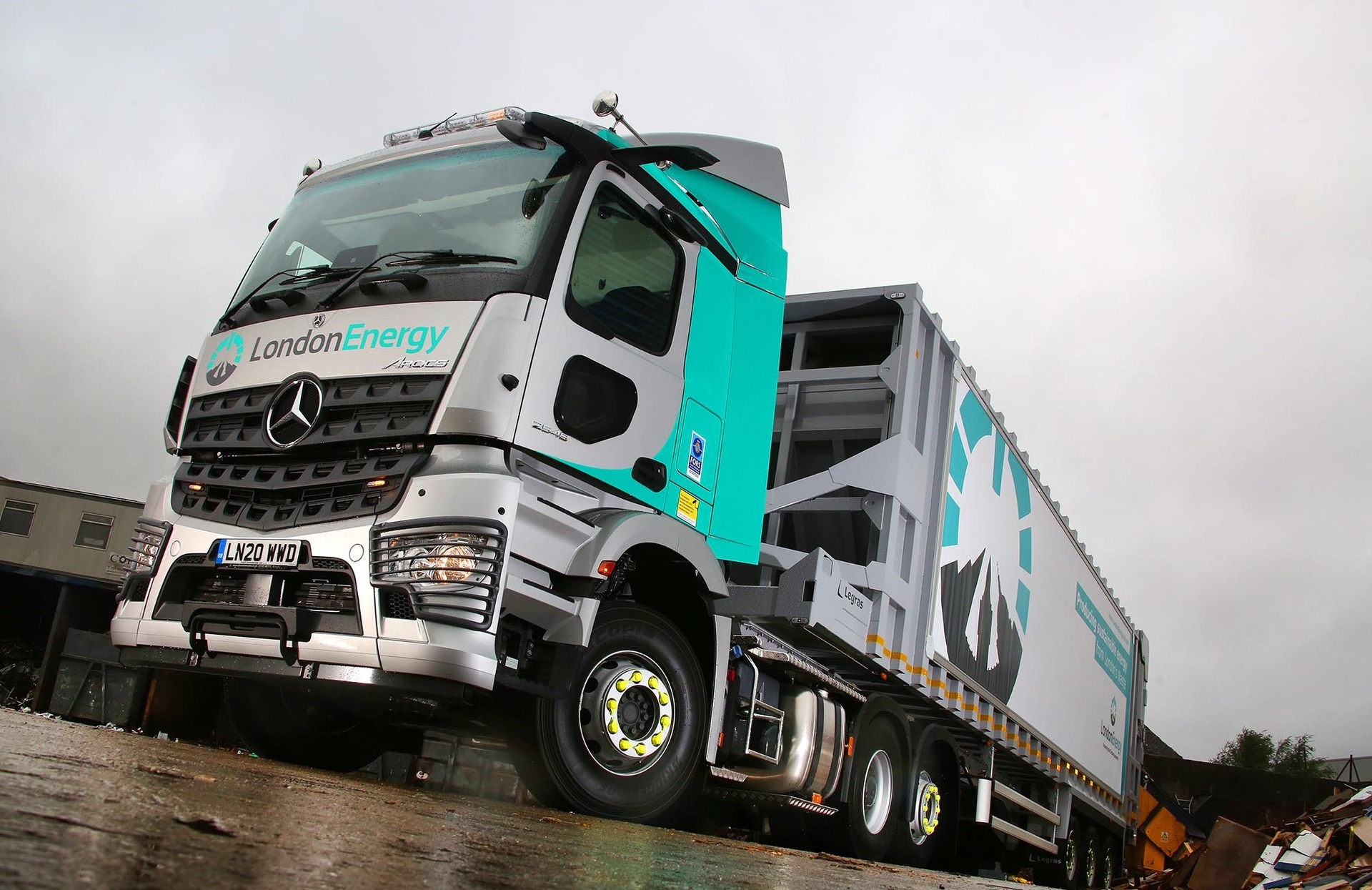 Der neue Mercedes-Benz Arocs in London – mit Sicherheit im Fokus Der neue Mercedes-Benz Arocs in London – mit Sicherheit im Fokus