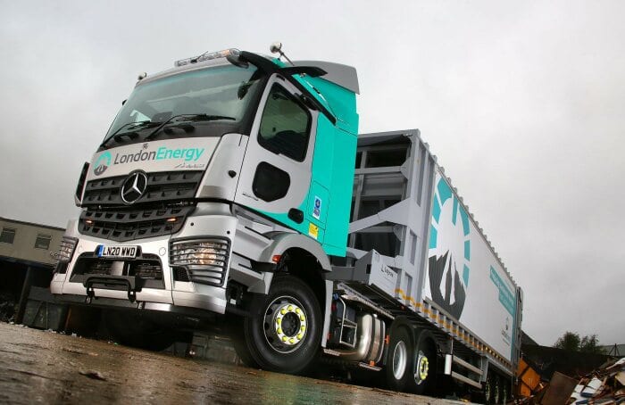 Der neue Mercedes-Benz Arocs in London – mit Sicherheit im Fokus