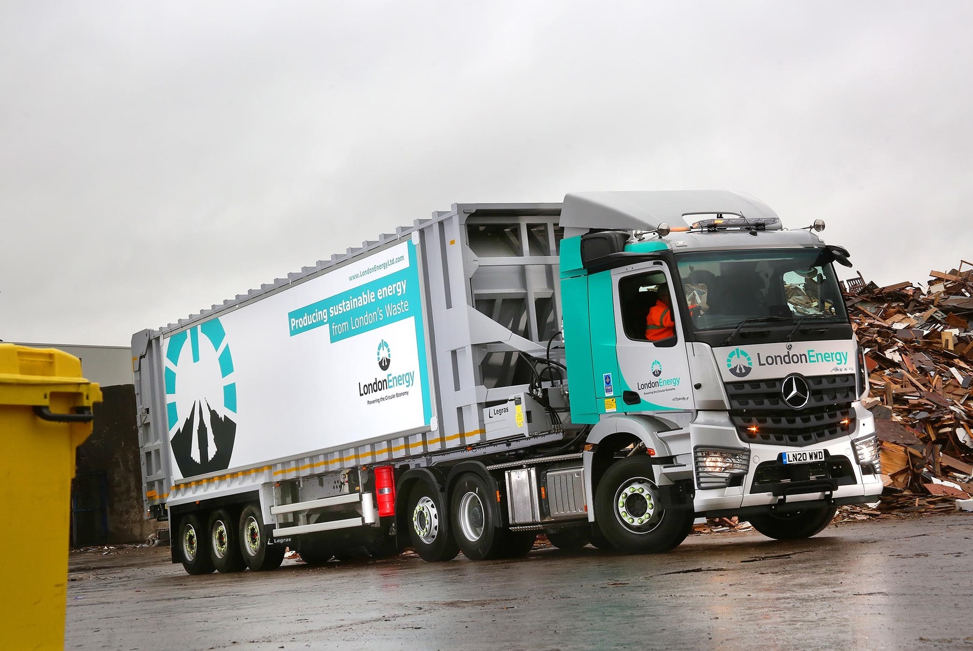 Der neue Mercedes-Benz Arocs in London – mit Sicherheit im Fokus Der neue Mercedes-Benz Arocs in London – mit Sicherheit im Fokus