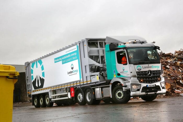 Der neue Mercedes-Benz Arocs in London – mit Sicherheit im Fokus