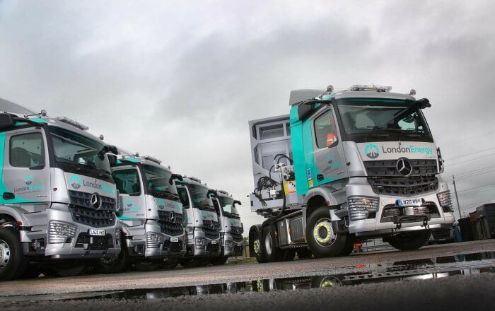Der neue Mercedes-Benz Arocs in London – mit Sicherheit im Fokus