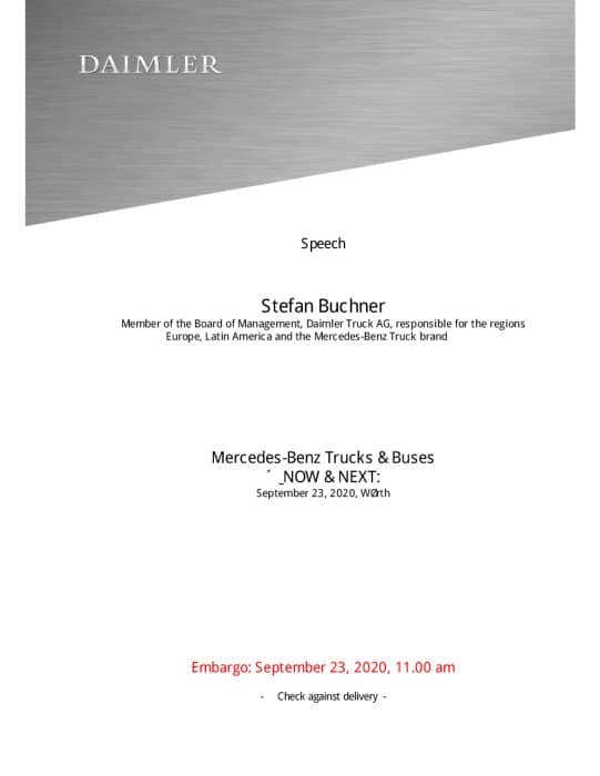Speech Stefan Buchner
