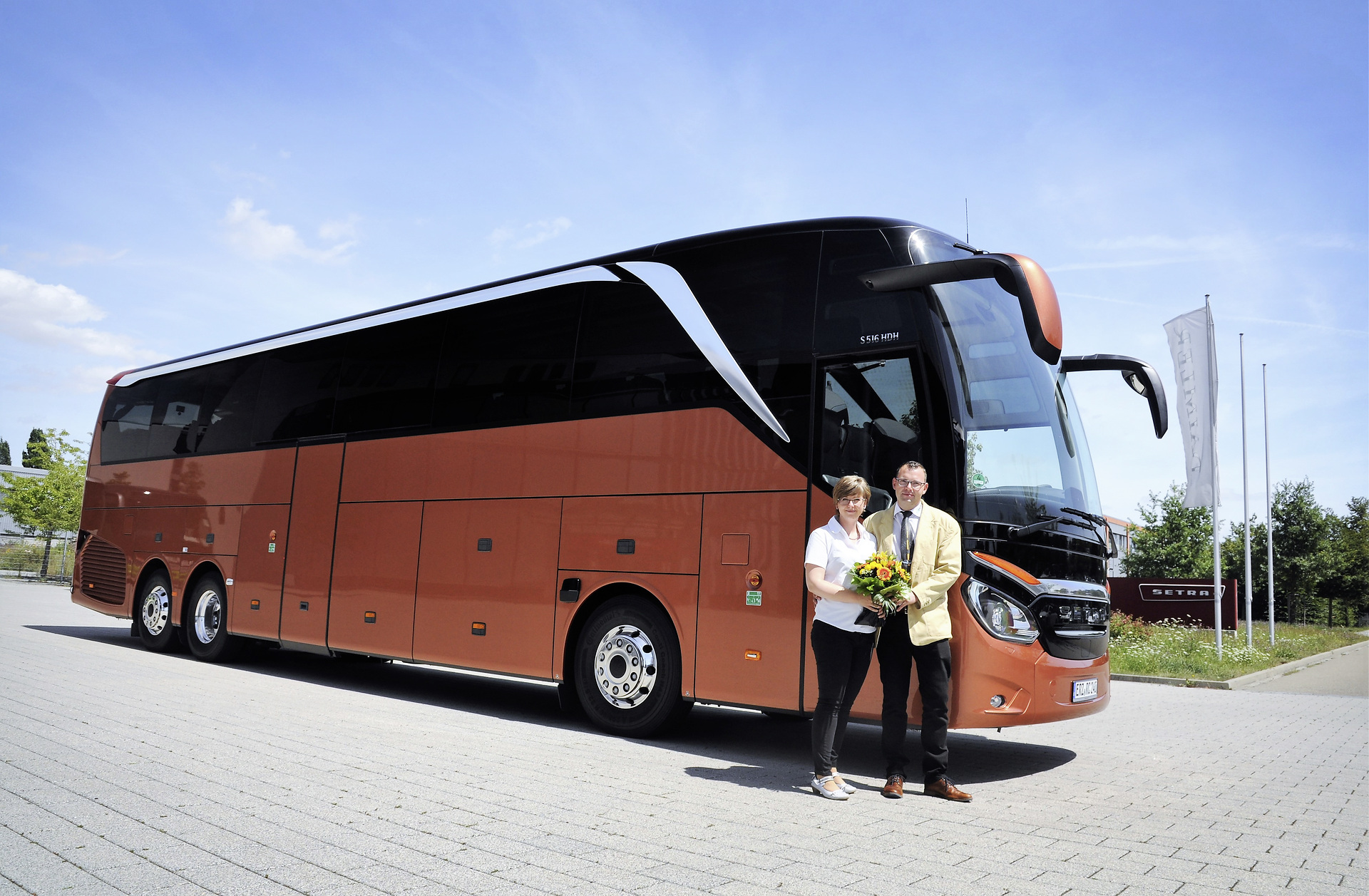 Setra Busübergabe Alex Touristik Jungfernfahrt zum Achensee