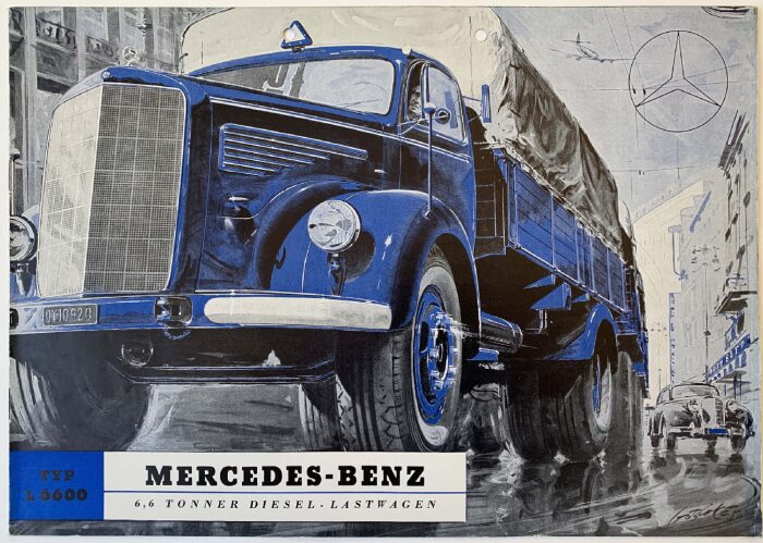 Mercedes-Benz L 6600. Prospekt vom Februar  1951.