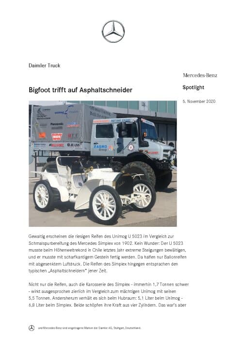 Bigfoot trifft auf Asphaltschneider