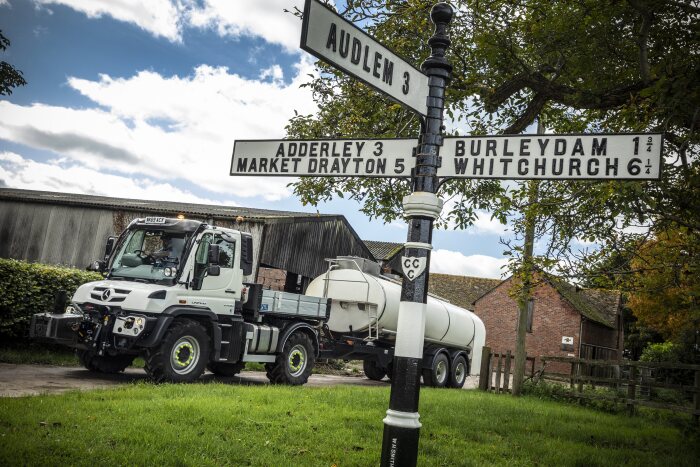 Unimog liefert Milch und Kostenersparnisse