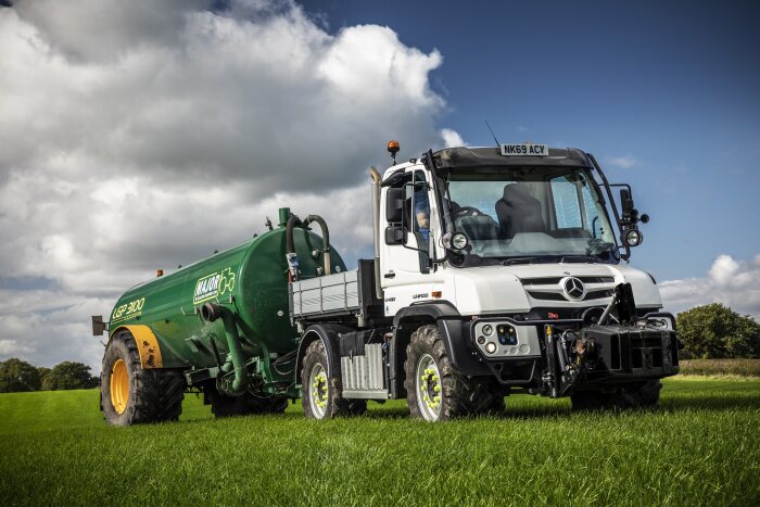 Unimog liefert Milch und Kostenersparnisse