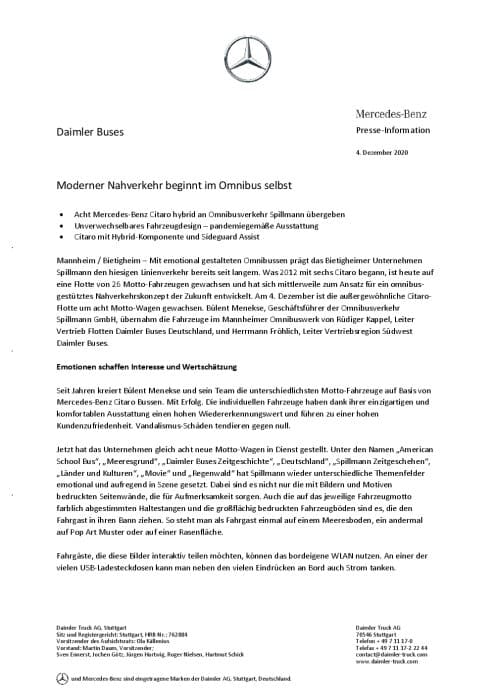 Moderner Nahverkehr beginnt im Omnibus selbst