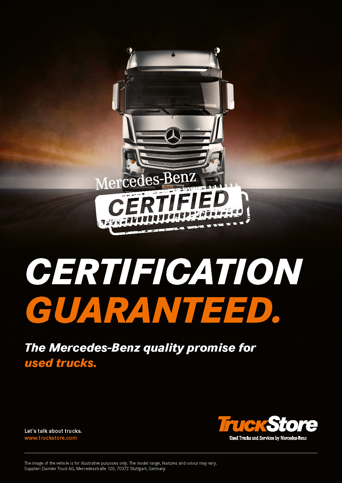 Mercedes-Benz Lkw führt mit „Mercedes-Benz Certified“ neues Label für Gebraucht-Trucks ein Mercedes-Benz Lkw führt mit „Mercedes-Benz Certified“ neues Label für Gebraucht-Trucks ein - 10 Fragen und Antworten rund um das neue Qualitätsversprechen