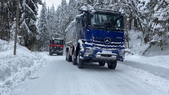 Schneeberge versetzen für den Spitzensport: Mercedes-Benz Lkw im Einsatz beim Biathlon-Weltcup in Oberhof