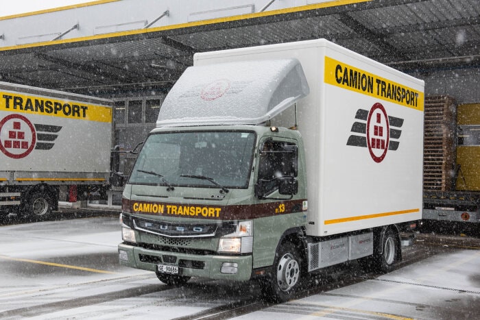 Grüezi eCanter! FUSO e-Lkw nun auch in der Schweiz im City-Einsatz