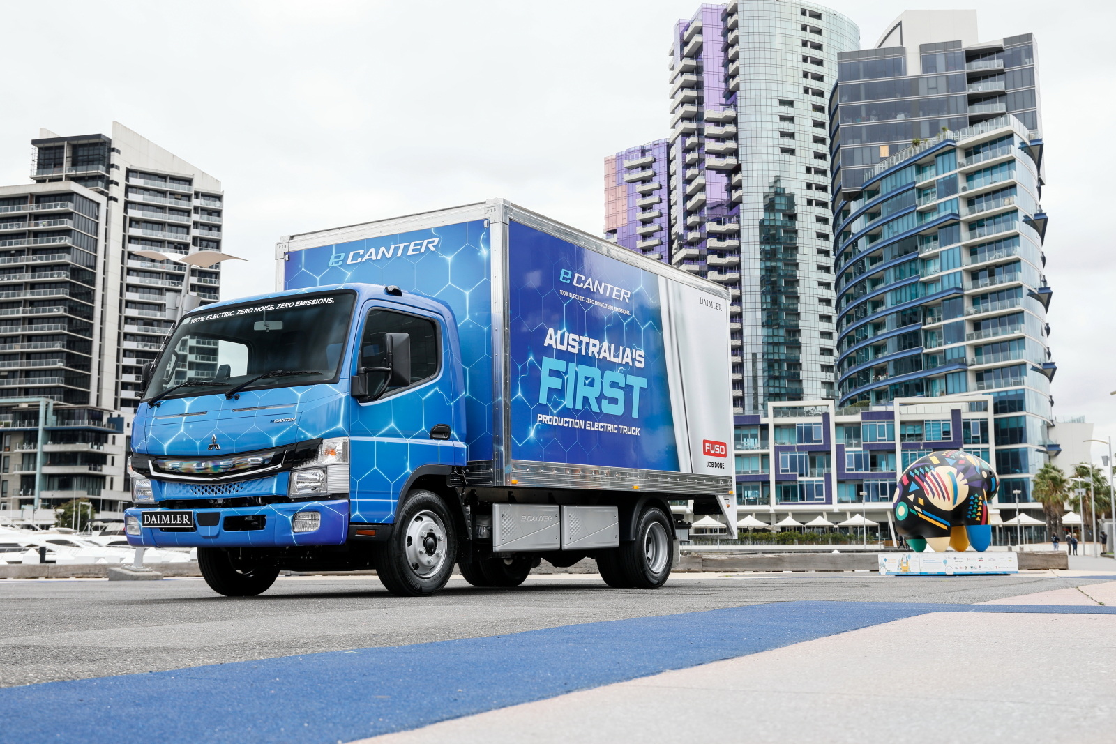 G’Day Australien! Daimler Trucks' batterieelektrischer FUSO eCanter geht Down Under an den Start G’Day Australien! Daimler Trucks' batterieelektrischer FUSO eCanter geht Down Under an den Start