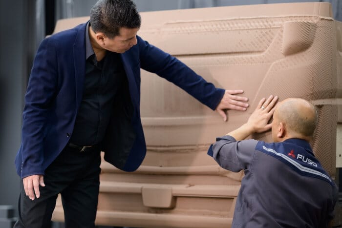 Physical design at Mitsubishi Fuso