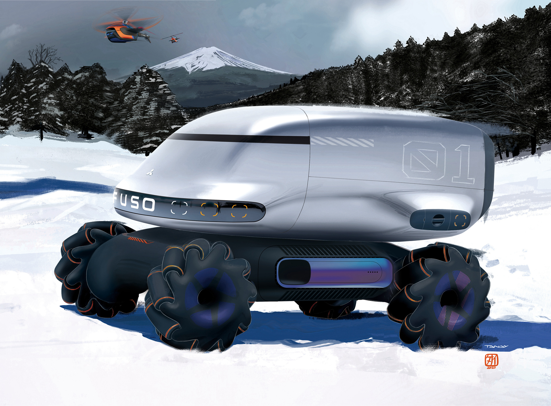Intelligent.Rescue Truck ("IR.Q") concept model