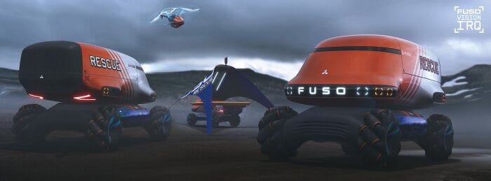 Intelligent.Rescue Truck ("IR.Q") concept model