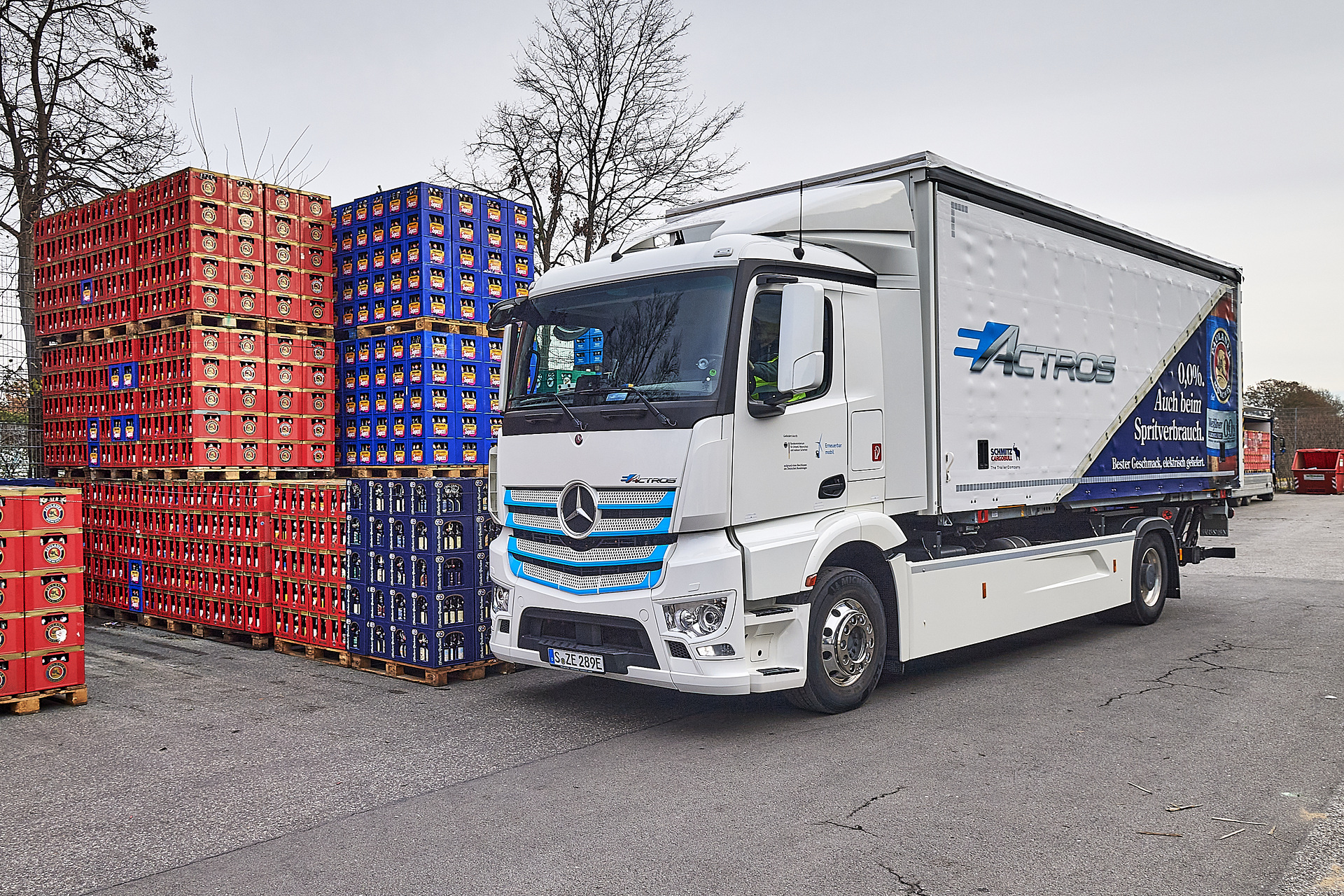 Mercedes-Benz eActros in operation with Paulaner in Munich Final customer assignment as part of the “Innovation Fleet”: Mercedes-Benz eActros on the road for the Paulaner brewery in Munich
