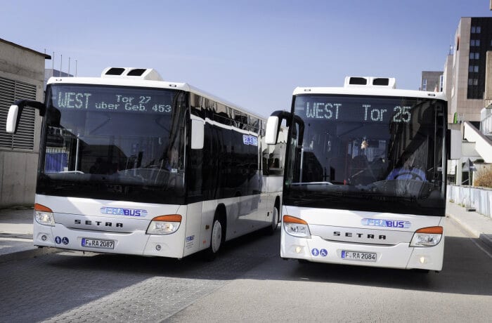 Setra-Einsatz am Frankfurter Flughafen