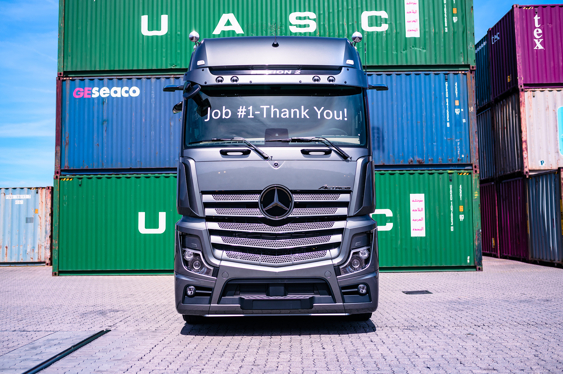 Job #1 Actros Edition 2 Mercedes-Benz Actros Edition 2 – The first of 400 Highway Stars is completed