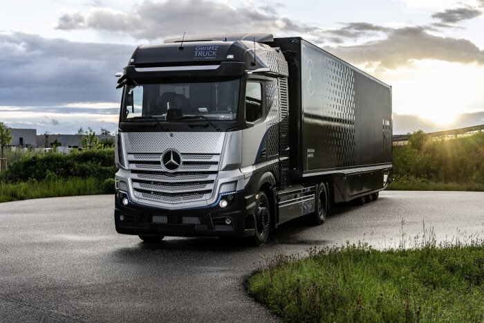 Daimler Trucks startet intensive Tests seines Brennstoffzellen-Lkw