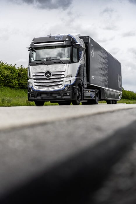 Daimler Trucks startet intensive Tests seines Brennstoffzellen-Lkw