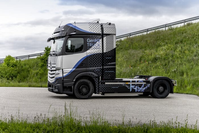 Daimler Trucks startet intensive Tests seines Brennstoffzellen-Lkw