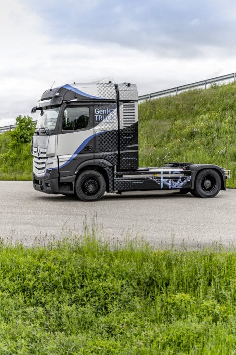 Daimler Trucks startet intensive Tests seines Brennstoffzellen-Lkw