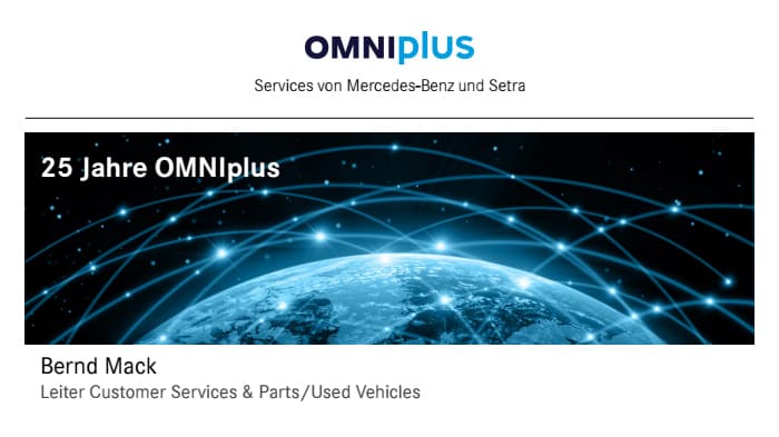 Präsentation 25 Jahre Omniplus